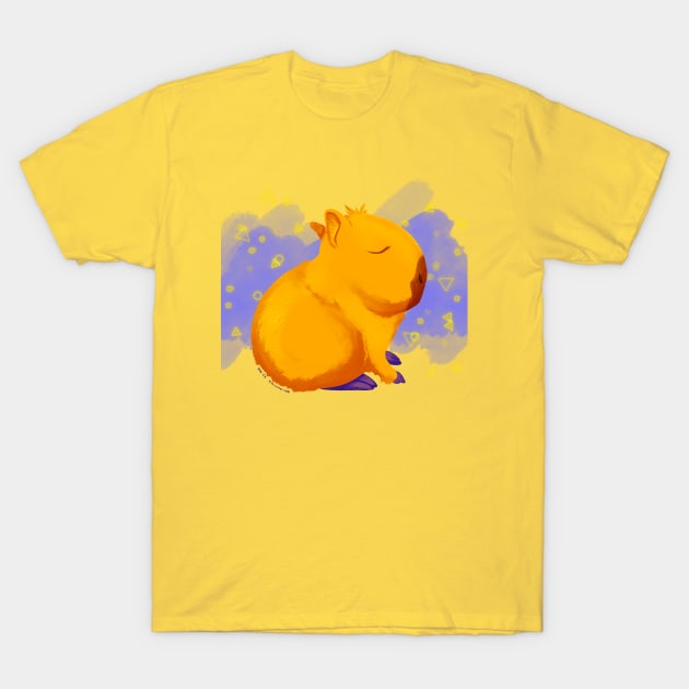 Funky Capybara T-Shirt by radiochio